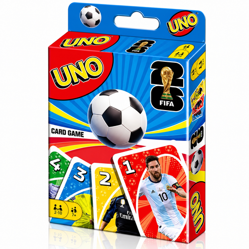 MAZO DE CARTAS tipo UNO tematica MUNDIAL 2026
