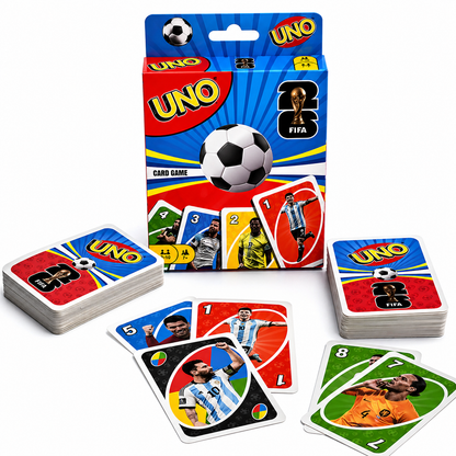 MAZO DE CARTAS tipo UNO tematica MUNDIAL 2026